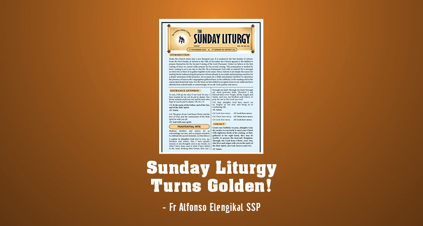 Sunday Liturgy Turns Golden!