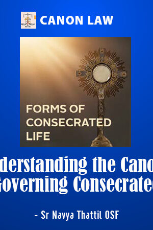 Understanding the Canons Governing Consecrated Life Institutes