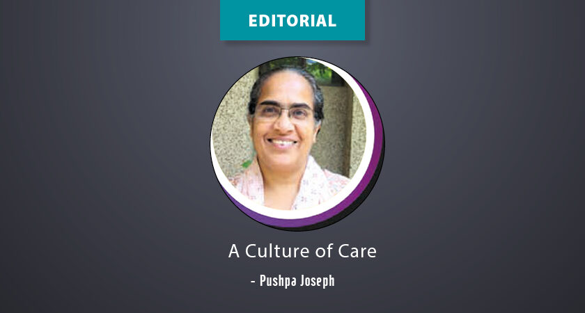 Editorial – A Culture of Care