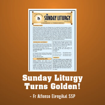 Sunday Liturgy Turns Golden!