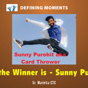 And the Winner is – Sunny Purohit