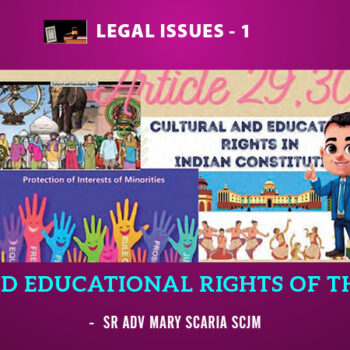 Cultural and Educational Rights of the Minorities