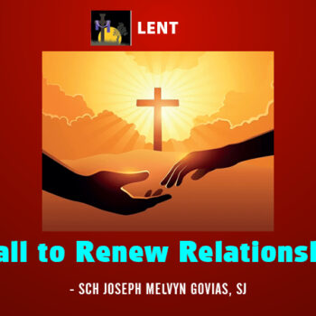 A Call to Renew Relationships