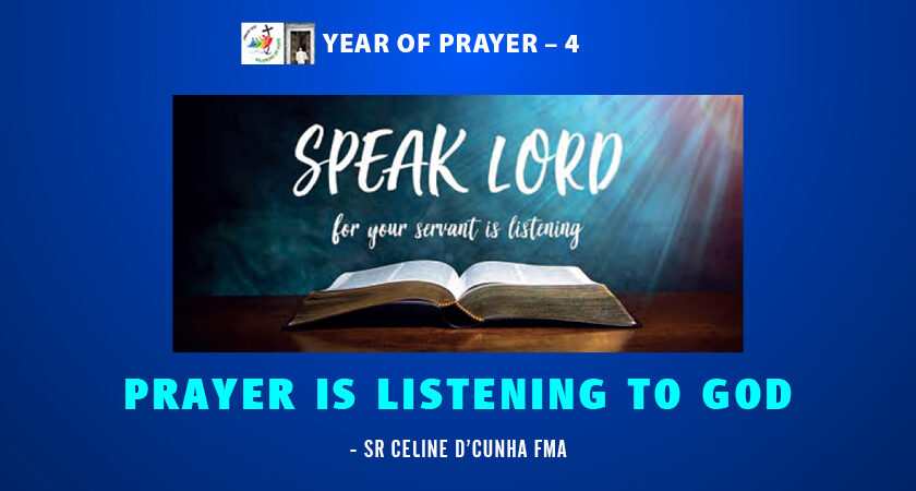 PRAYER IS LISTENING TO GOD