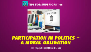 Participation in Politics – A Moral Obligation