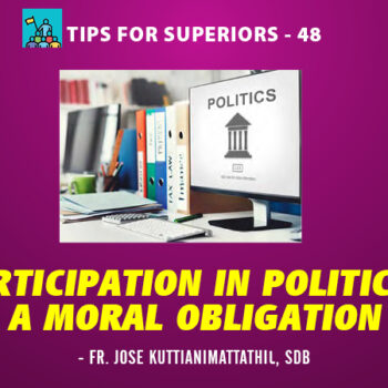 Participation in Politics – A Moral Obligation