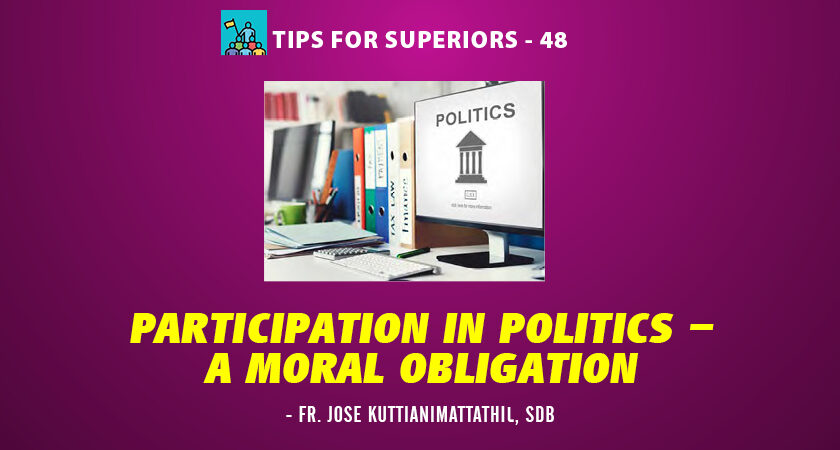 Participation in Politics – A Moral Obligation